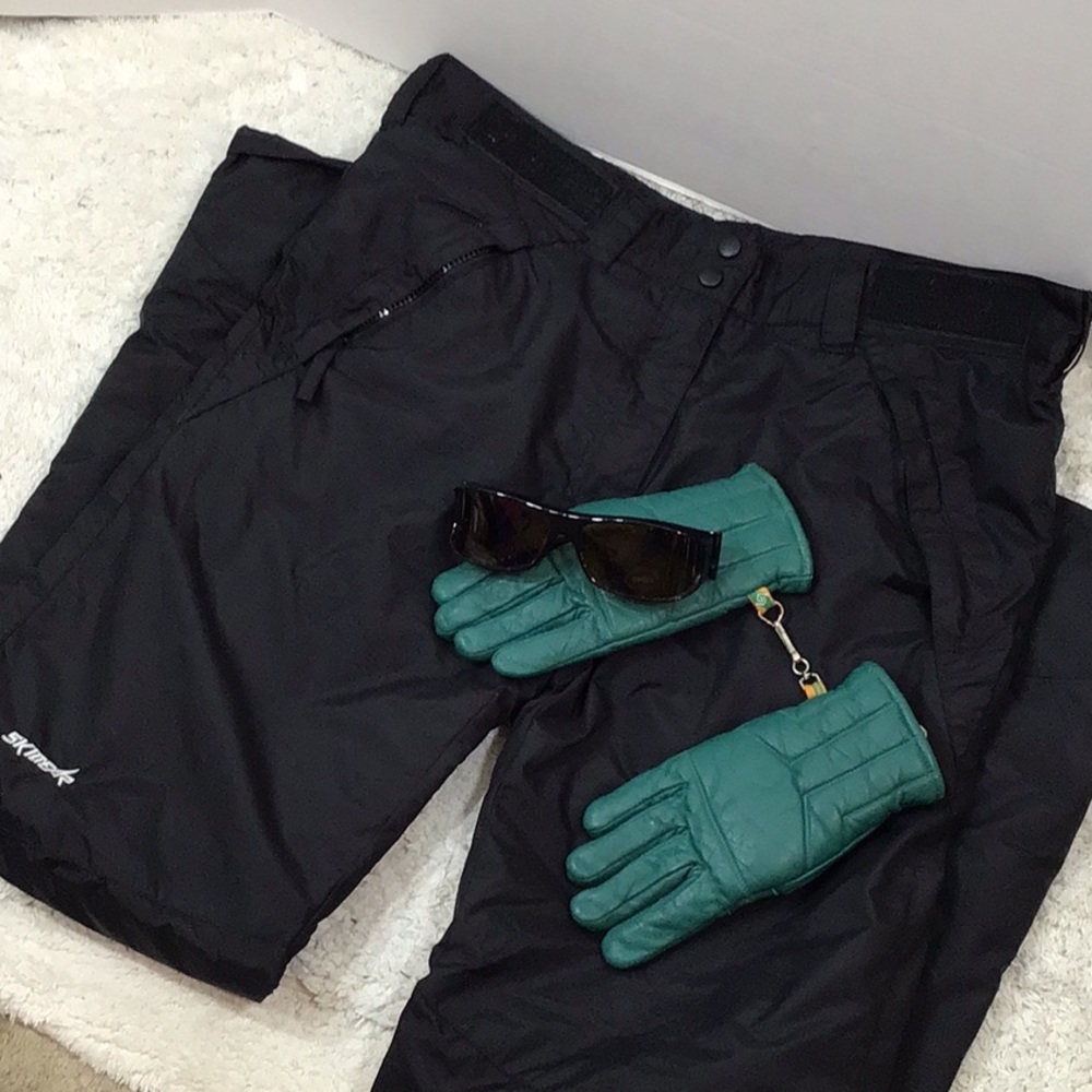 Ski Gear women’s black nylon ski pants S